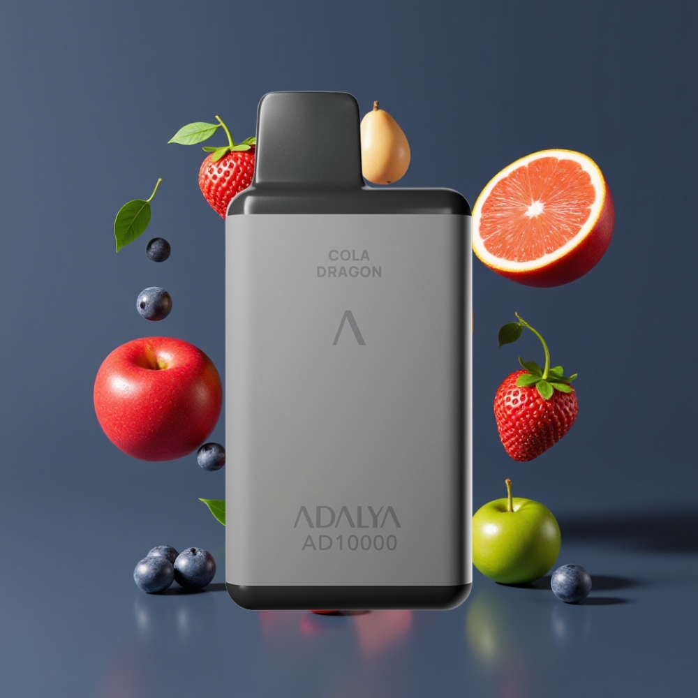 Adalya AD 10000 Puffs France Grossiste Vape Jetable Gris Spatial – Cola Dragon