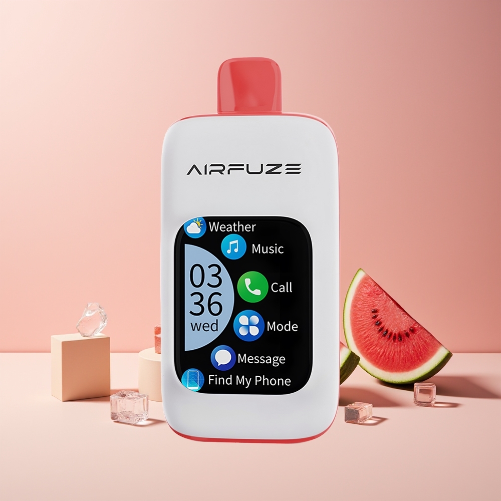 AirFuze Smart 30000 Puffs Disposable Pod - 900mAh, 5% Nicotine, Pastèque Glacée - France Grossiste