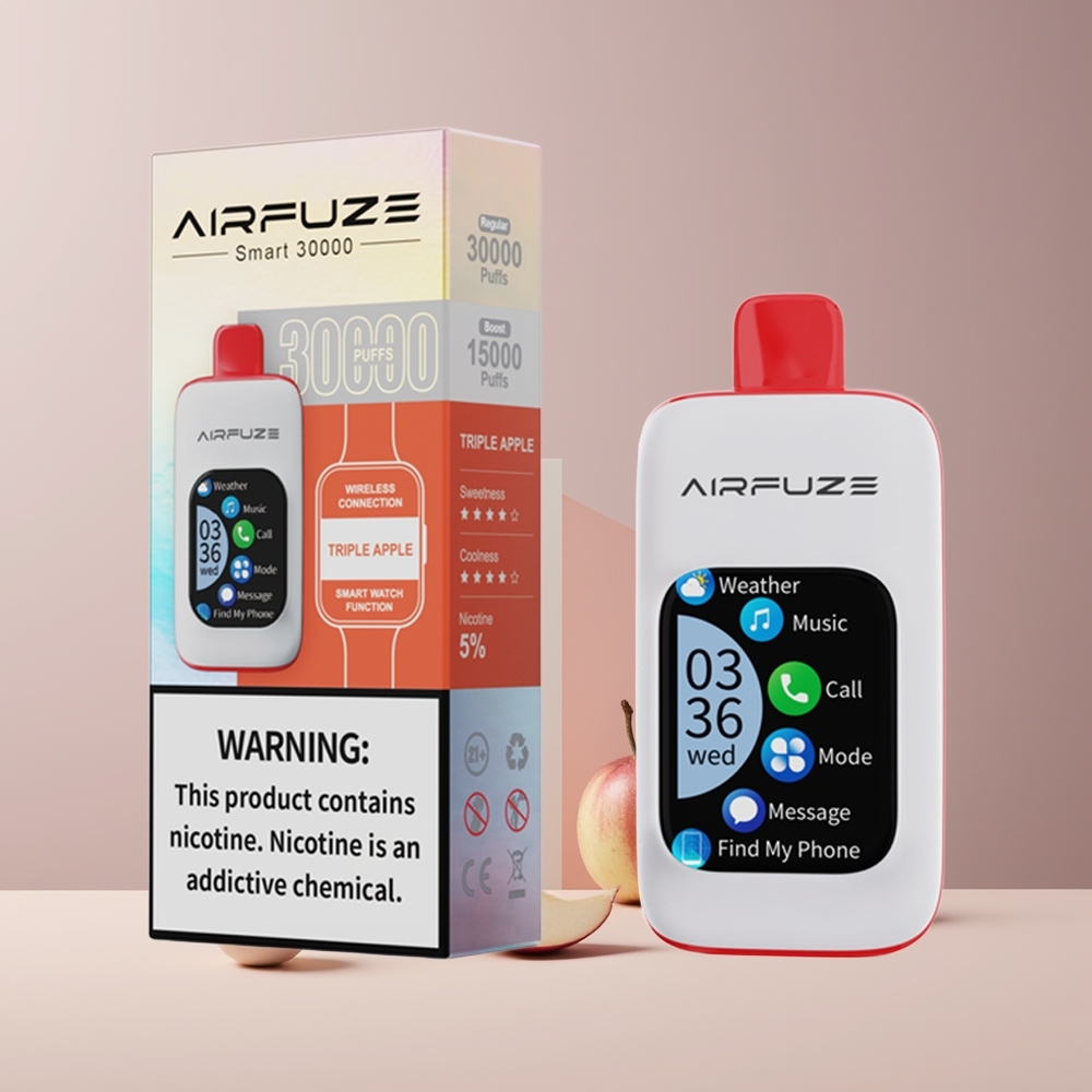 AirFuze Smart 30000 Puffs France Grossiste Pod Jetable avec Écran Tactile 2.01