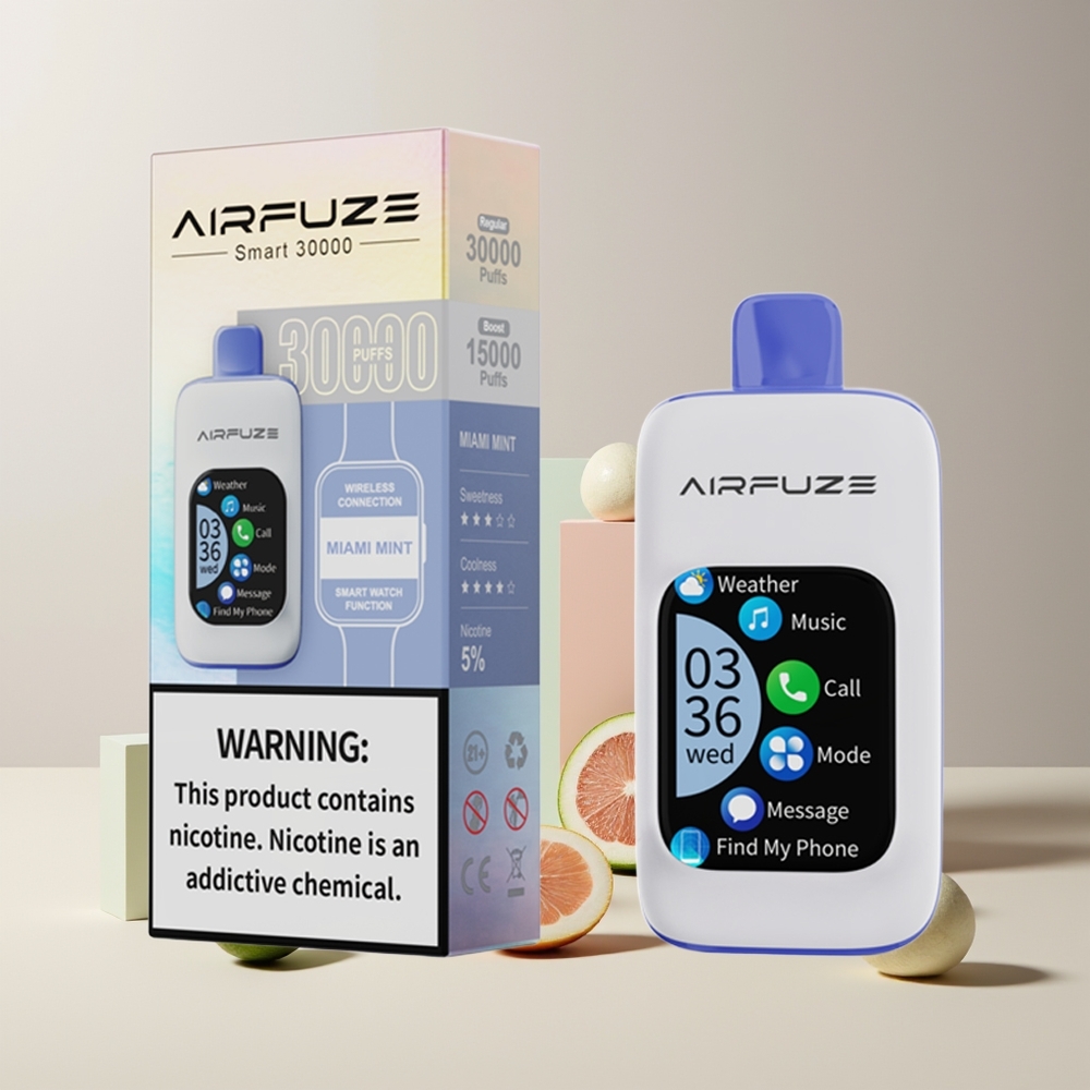 AirFuze Smart 30000 Puffs Pod Jetable avec Écran Tactile 2.01