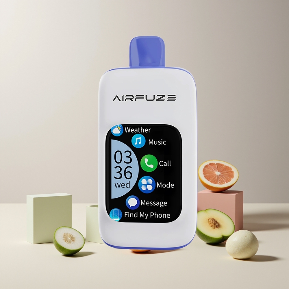 AirFuze Smart Pro 40000 Puffs France Grossiste - 900mAh Rechargeable, 20ML, Menthe de Miami