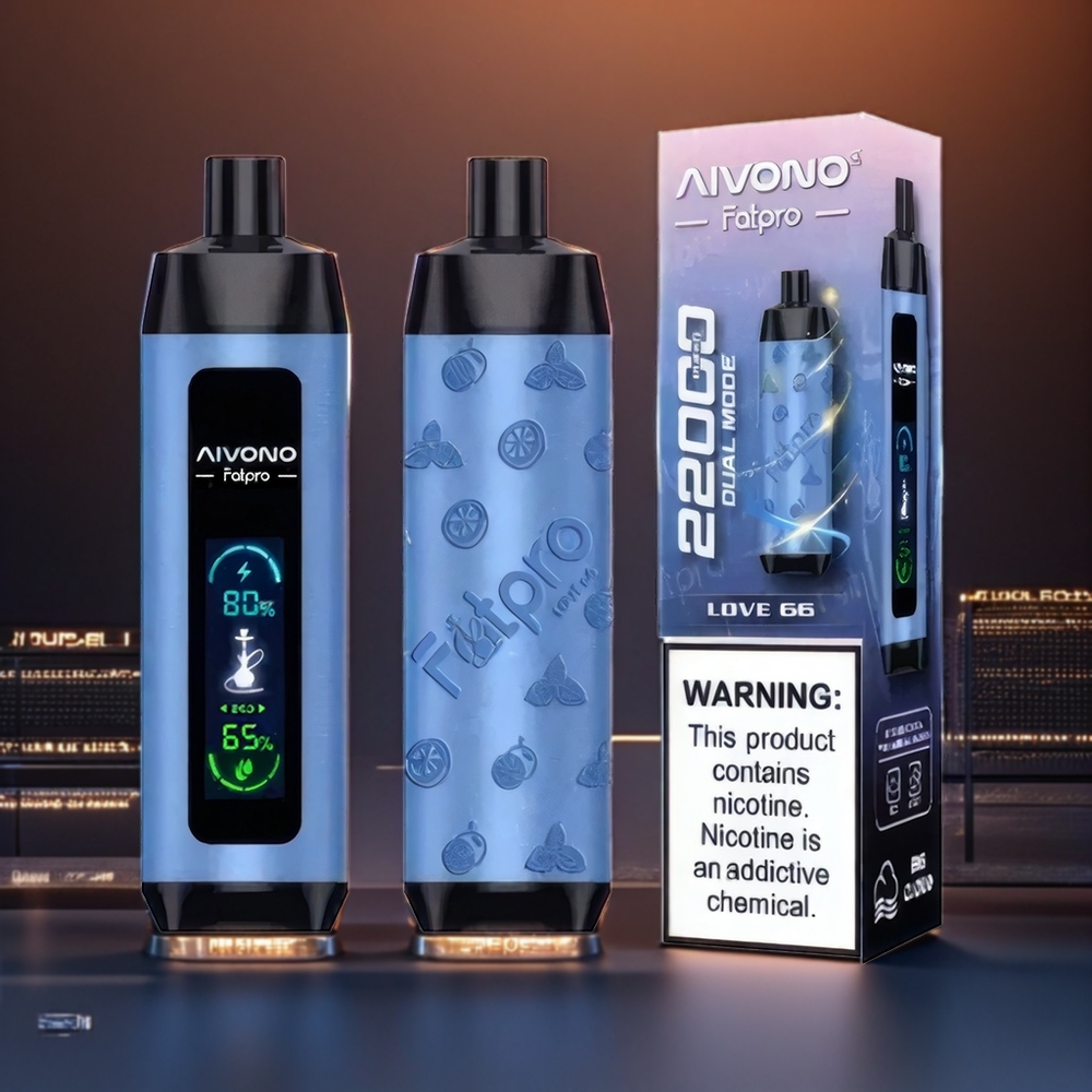 Aivono AIM Fatpro 22000 Puffs France Grosiste Avec 10 Saveurs, 28 ml E-Liquide ET 0,6 OHM MESH COIL