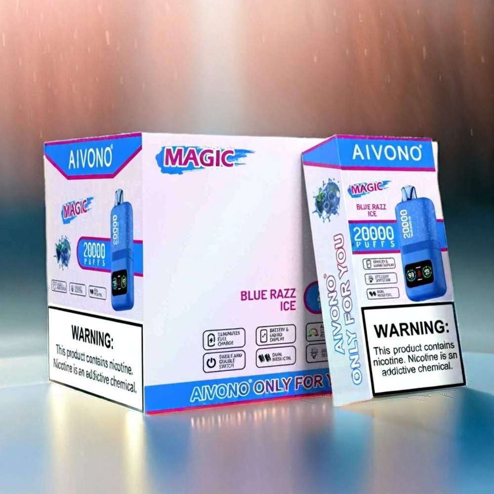 Aivono AIM Magic 20000 Puffs France Grosiste - Jusqu'à 20 000 bouffés, 26 ml e-liquide, bobines à double file