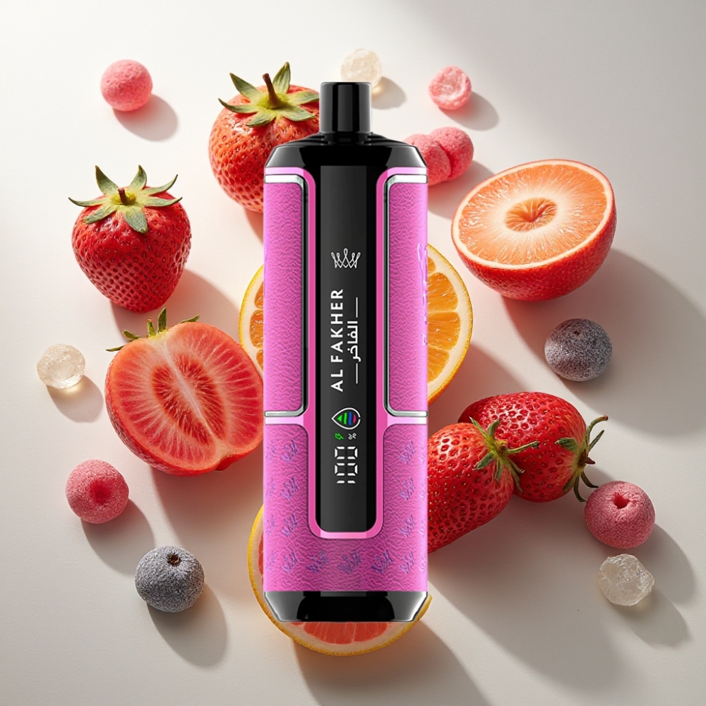 Al Fakher Crown Bar 15K Hypermax Kit Jetable France Grossiste – 22ml, 600mAh, 15 000 Puffs, Type-C, DTL, 6mg, Design Compact et Léger, Glace Luch