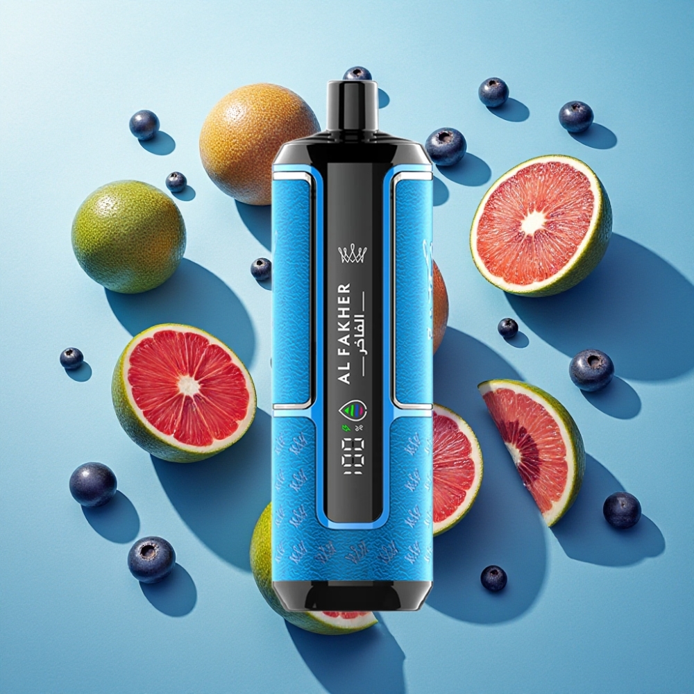 Al Fakher Crown Bar 15K Hypermax Kit Jetable France Grossiste – 22ml, 600mAh, Type-C, 15 000 Bouffées, DTL, 6mg, Bleu Océan