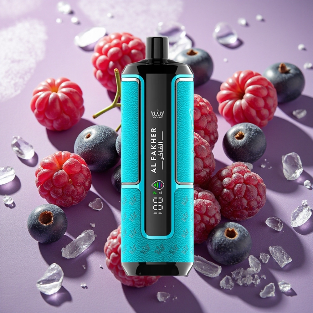 Al Fakher Crown Bar 15K Hypermax Vape Jetable Kit Cassis Glacé - 22ml, 600mAh, 15 000 Puffs, France grossiste