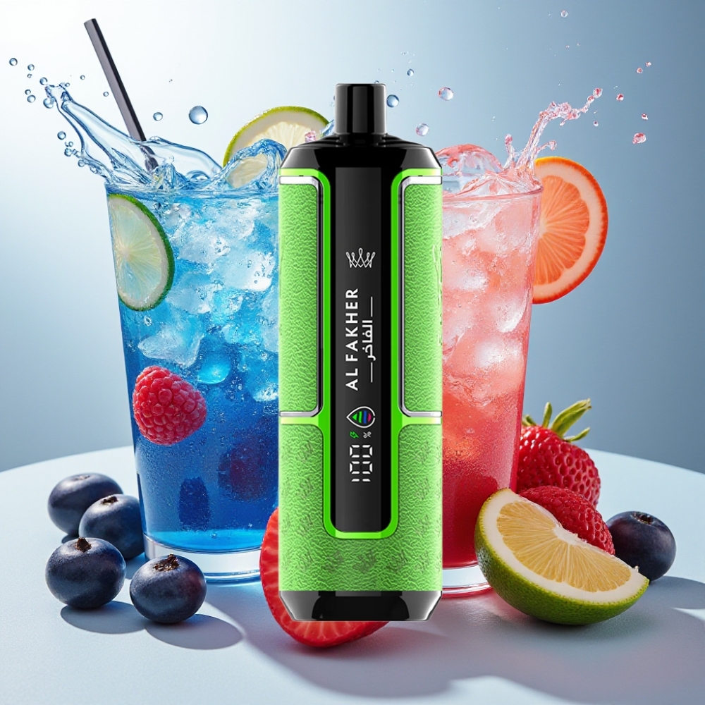 Al Fakher Crown Bar 15K Hypermax Vape Jetable Kit France Grossiste - 22ml, 600mAh, 15 000 Puffs, DTL, 6mg, Bleu Framboise Citron (Blue Razz Lemonade)