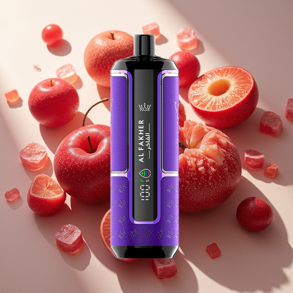 Al Fakher Crown Bar 15K Hypermax Vape Jetable Kit France grossiste - Cerise Fiesta, 22ml, 15 000 Puffs, 6mg