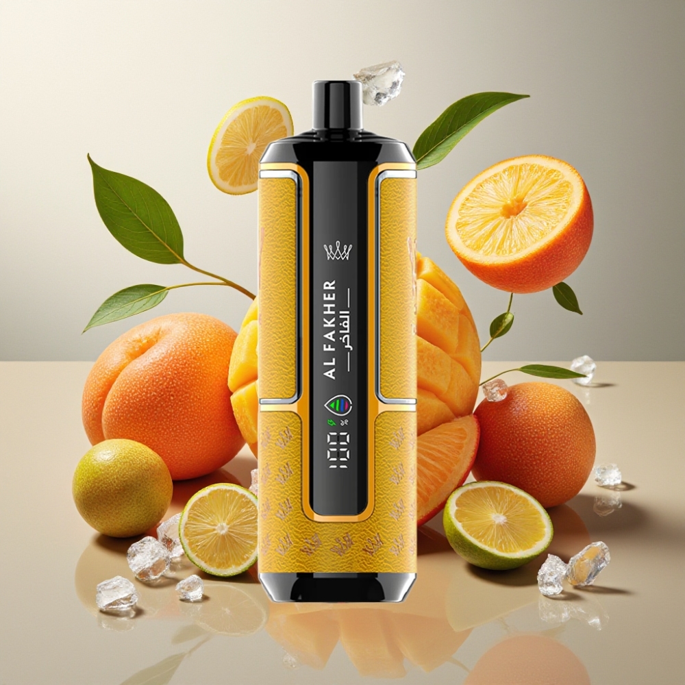 Al Fakher Crown Bar 15K Hypermax Vape Jetable Kit France grossiste - Mangue Glacée, 22ml, 15 000 Puffs, 600mAh
