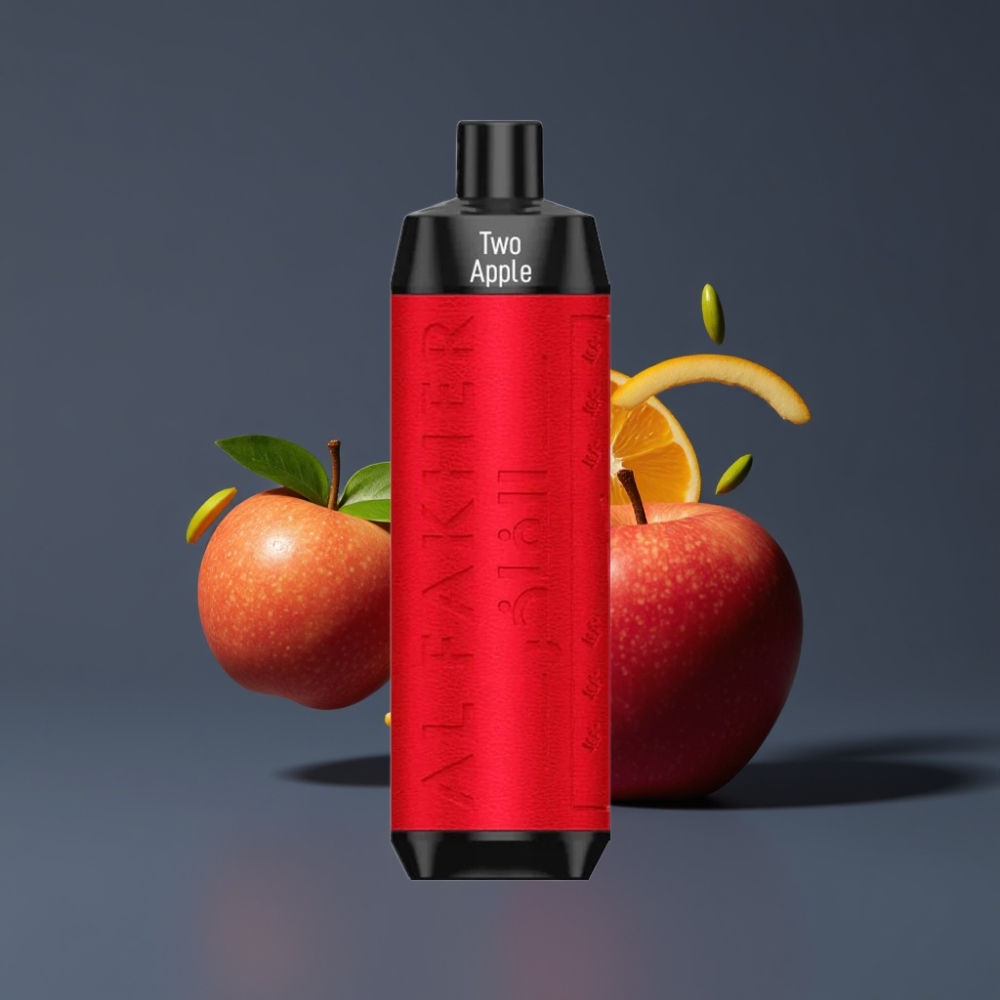 Al Fakher Crown Bar 8000 Crystal Vape Jetable France Grossiste - Deux Pommes, 18ml, 5mg, 8000 Puffs, 600mAh