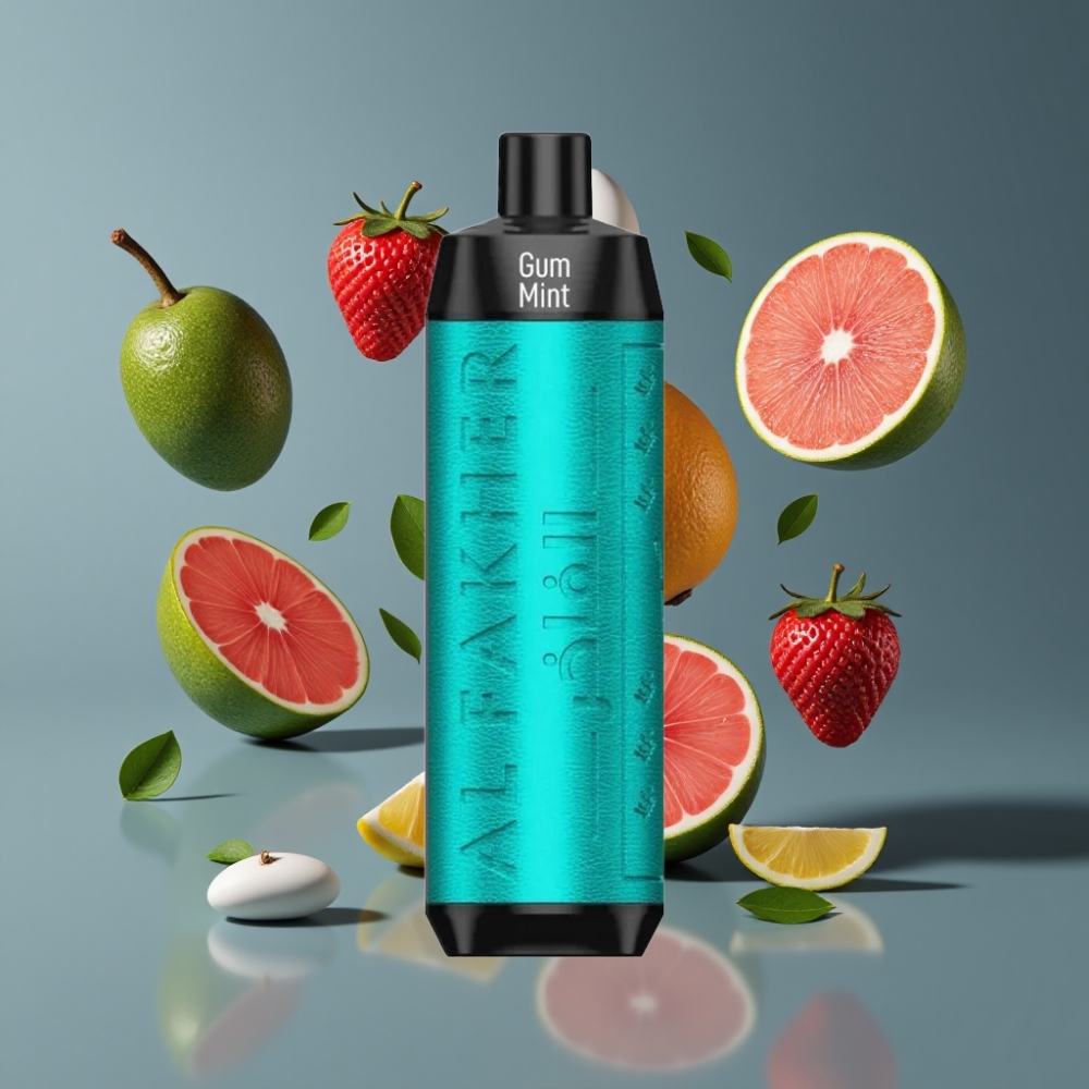Al Fakher Crown Bar 8000 Crystal Vape Jetable France Grossiste - Gencives Menthe (600mAh, 18ml, 8000 Puffs)