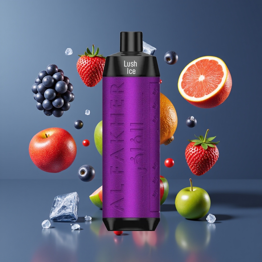 Al Fakher Crown Bar 8000 Crystal Vape Jetable France Grossiste - Glace Luxuriante, 18ml, 8000 Puffs, Batterie 600mAh