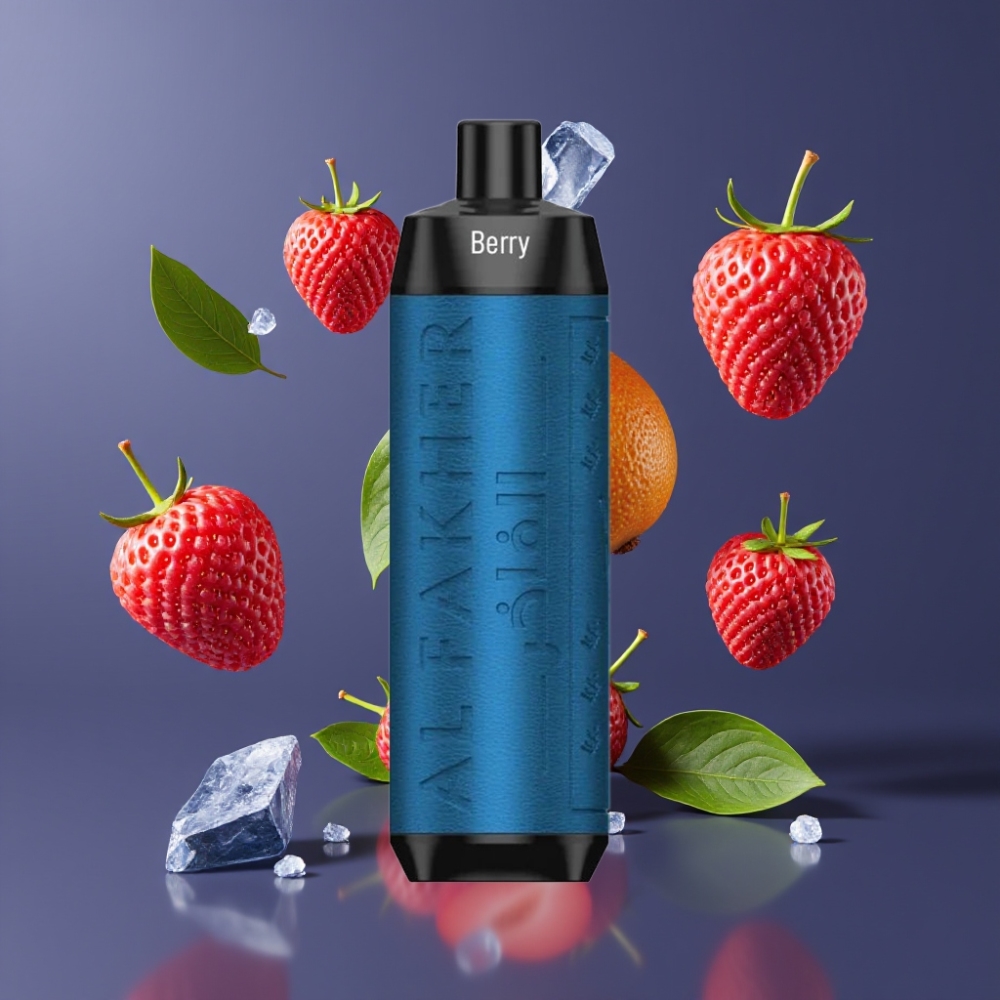 Al Fakher Crown Bar 8000 Crystal Vape Jetable France grossiste - Baie Glacée - 18ml - 8000 Puffs - 600mAh