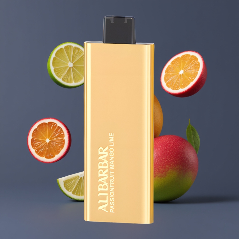 Alibarbar Pandora 7000 Puffs France Grossiste Vape Jetable Mangue Fruit de la Passion Citron Vert 17 ml 1.0 Ohm