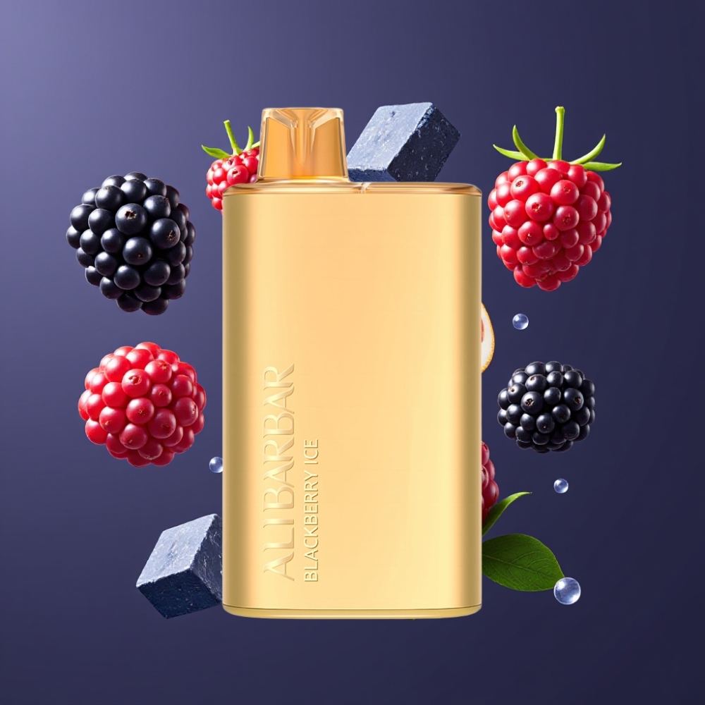 Alibarbar Rich 8000 Puffs France Grossiste - Vape Jetable 20ml 2000mAh Mûre Glacée