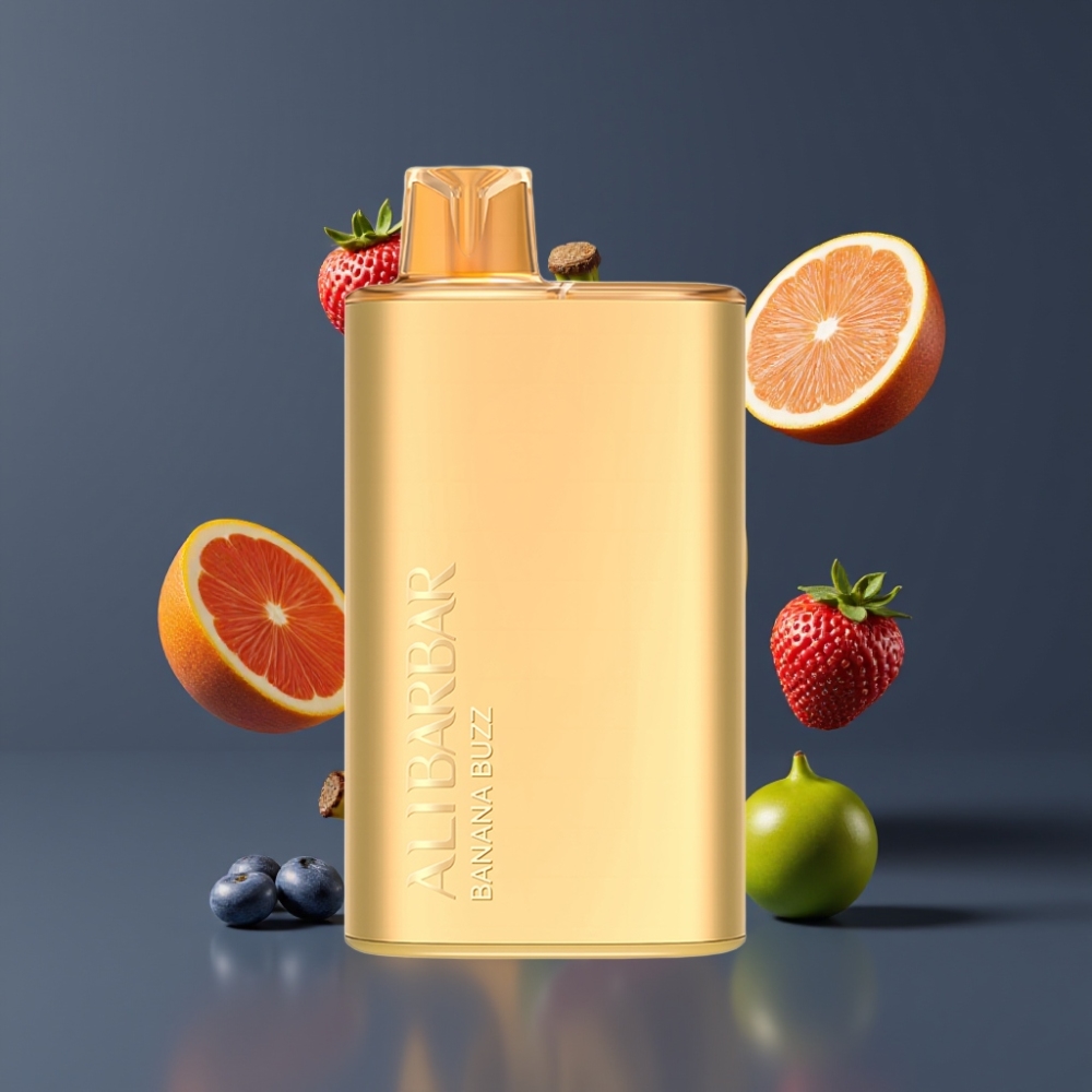 Alibarbar Rich 8000 Puffs France Grossiste Vape Jetable Banane Électrisante 20ml 2000mAh