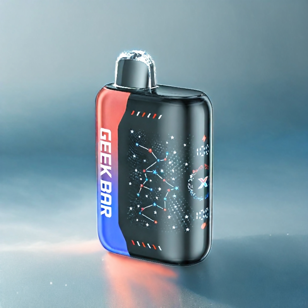 Geek Bar Pulse X 25000 Puffs France Grosiste Avec 18ml e-liquide Prérempli et Ecran Courbé 3d - Édition Patriot