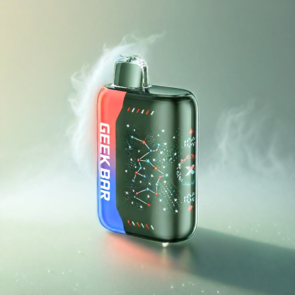 Geek Bar Pulse X 25000 Puffs France Grosiste Avec 18ml e-liquide Prérempli et Ecran Courbé 3d - Édition Patriot