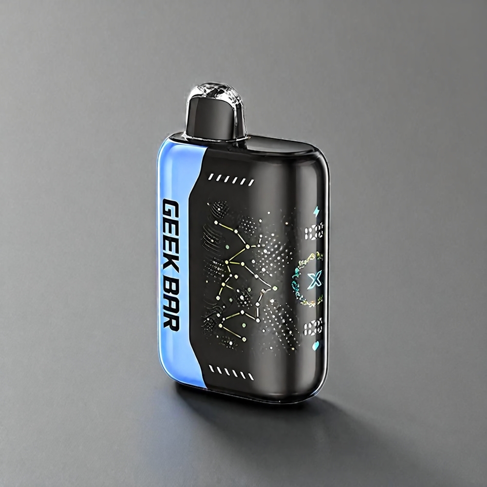 Geek Bar Pulse X 25000 Puffs France Grosiste Avec Écran Courbé 3d et double bobine en filet, 0-5% de nicotine, 18 ml e-liquide Pré-Rempli