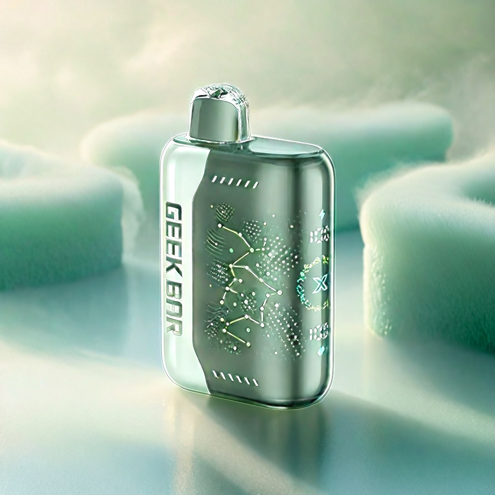 Geek Bar Pulse X 25000 Puffs France Grosiste Avec Écran Courbé 3d et double bobine en filet, 0-5% de nicotine, 18 ml e-liquide Pré-Rempli