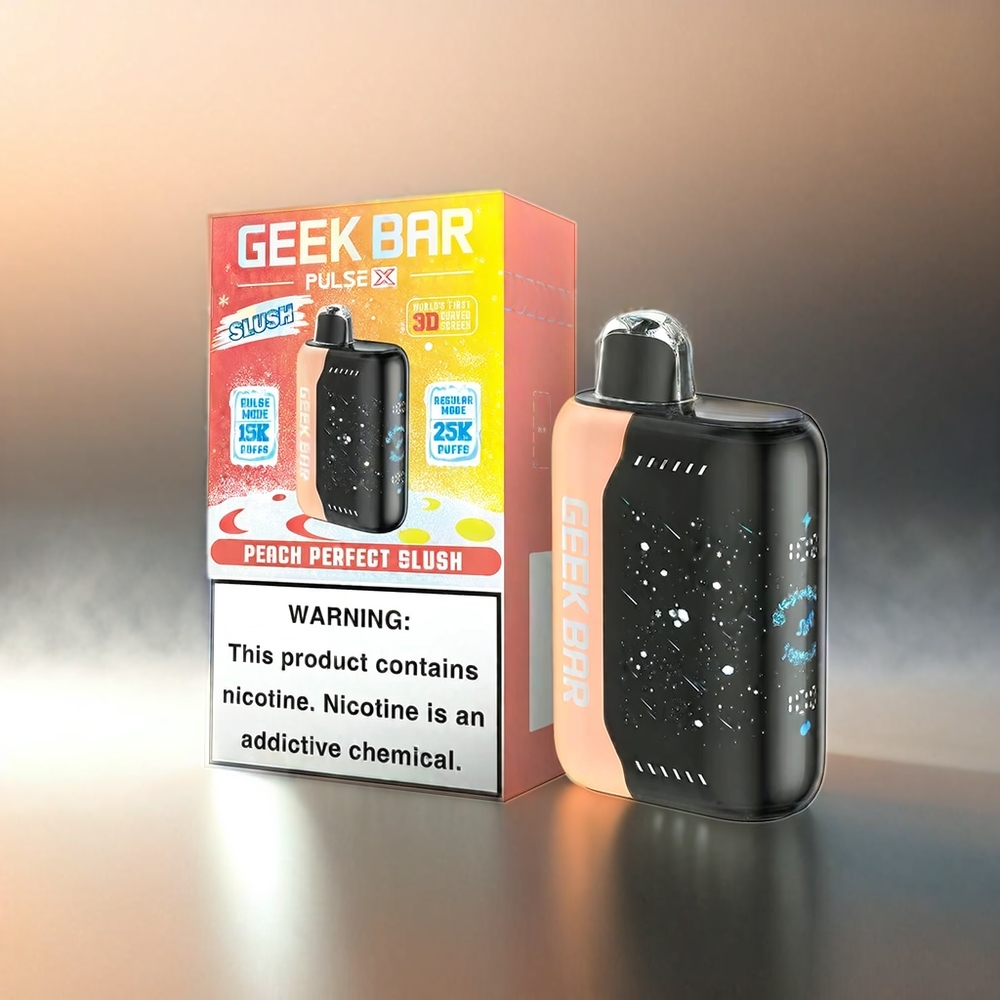 Geek Bar Pulse X 25000 Puffs France Grosiste Slush Édition AVEC 18ML E-Liquide et Écran Courbe 3d