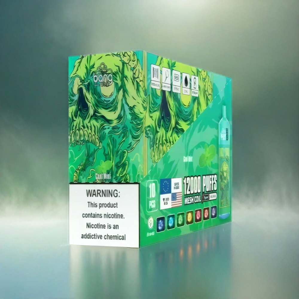 Bang Box 12000 Puffs Vape Cool Menthe France Grosiste - 23 ml, 650mAh, Type-C