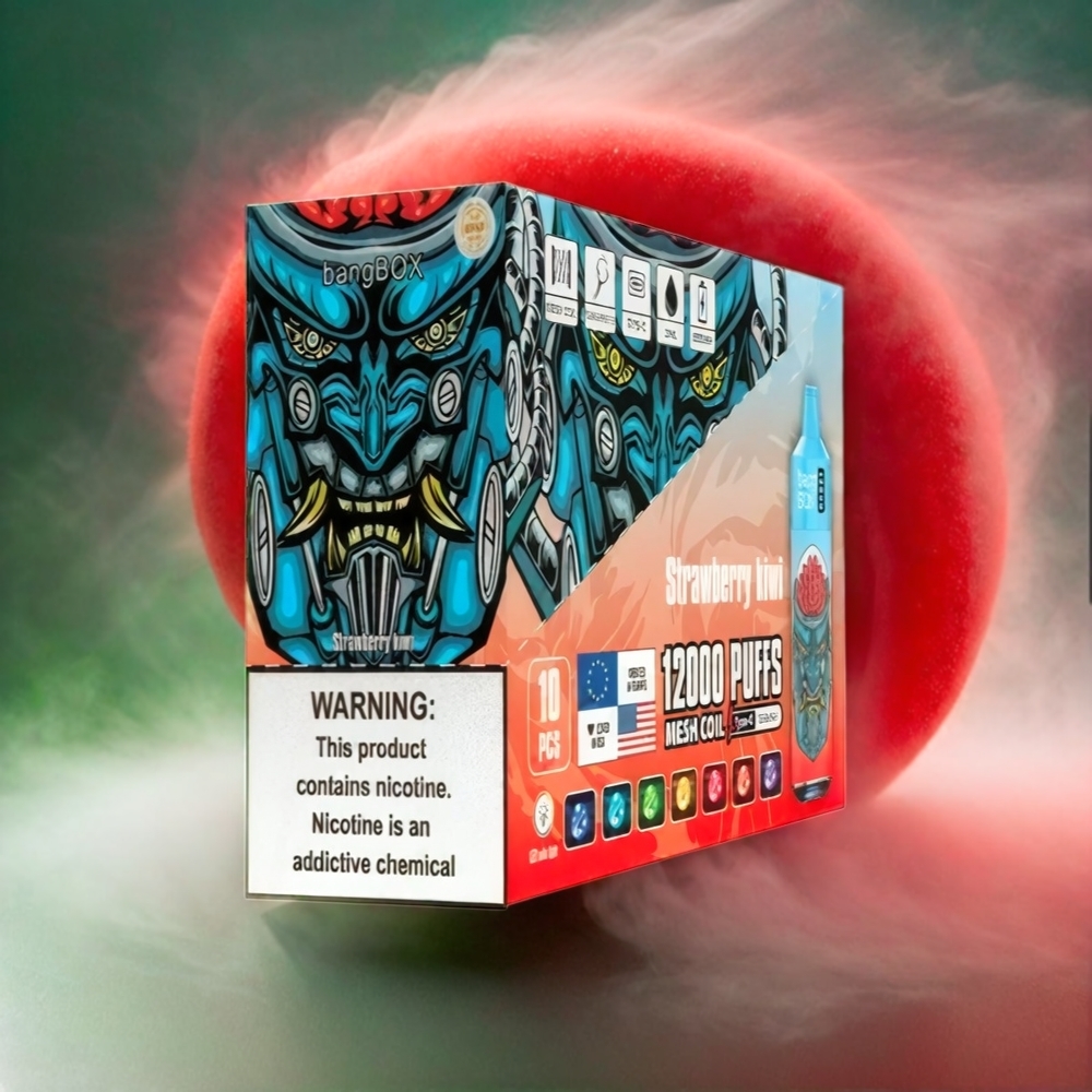 Bang Box 12000 Puffs Vape Fulse Kiwi - France Grosiste, 23 ml, 650mAh, Type-C