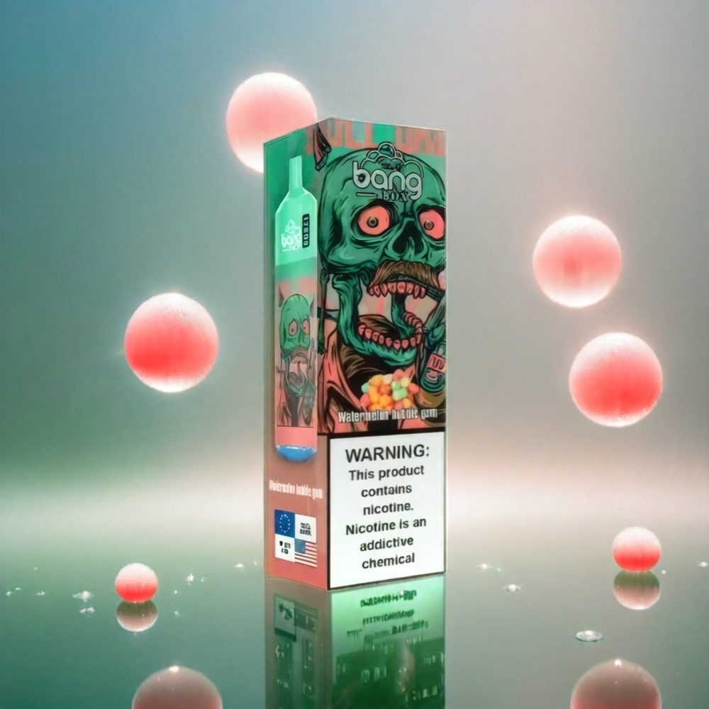 Bang Box 12000 Puffs Vape Pastèque Bubble Gum France Grosiste - 23 ml, 650mAh, Type-C