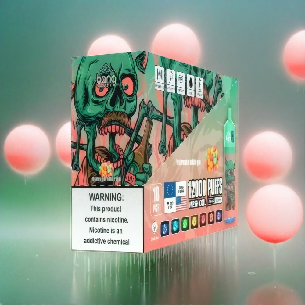 Bang Box 12000 Puffs Vape Pastèque Bubble Gum France Grosiste - 23 ml, 650mAh, Type-C