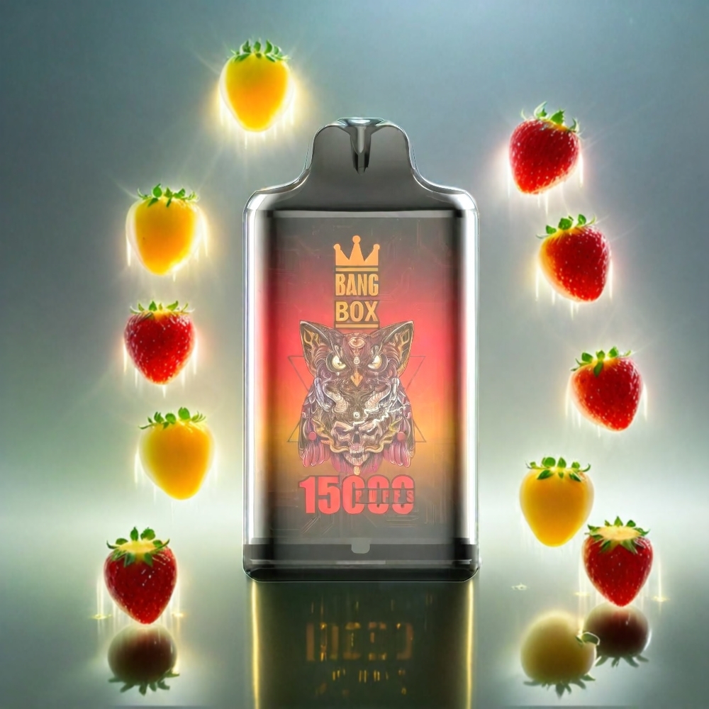 Bang Box 15000 Puffs France Grosiste - E-Liquide 23 ml, nicotine 0% / 2% / 3% / 5%, Fulse mangue