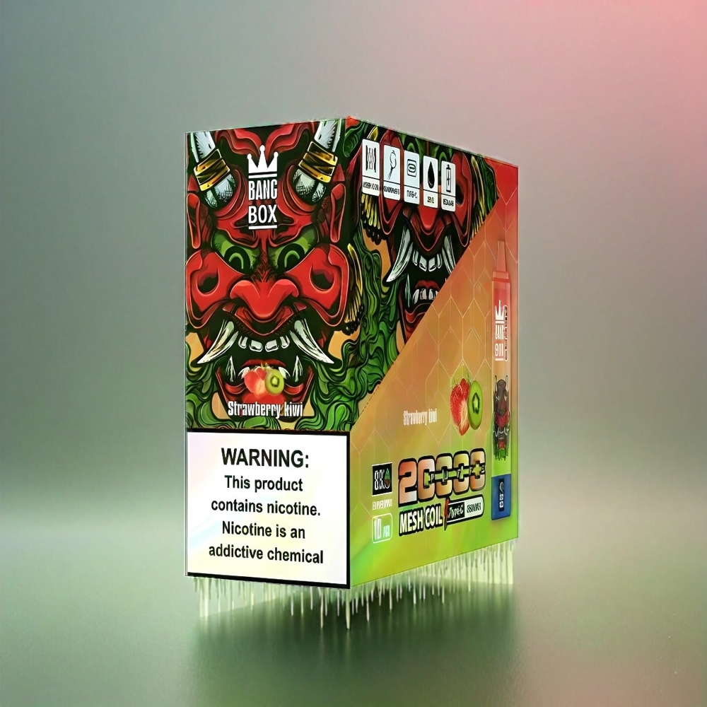 Bang Box 20000 Puffs France Grosiste - Fense Kiwi 0% / 2% / 3% / 5% Nicotine - Ecigarette 35 ml 850mAh Mesh Coil