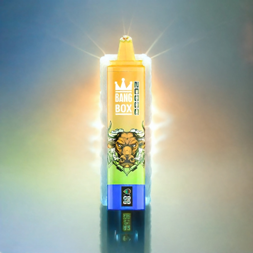 Bang Box 20000 Puffs France Grosiste - Mango Sur Glace, 35 ml, 5% de nicotine, rechargeable 850mAh