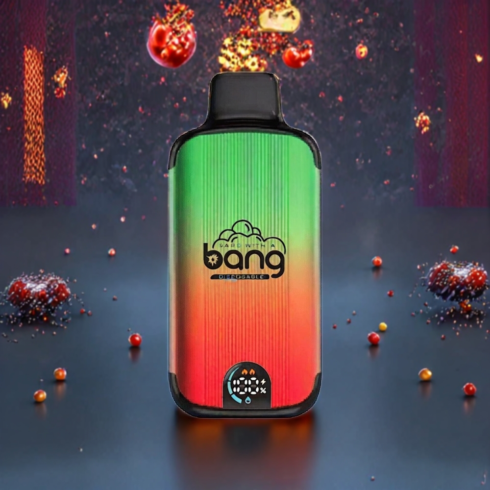 Bang 20000 Puffs Vape jetable Double Pomme - France grossiste - 13400mAh, Double Mesh, Écran Intelligent, Type-C
