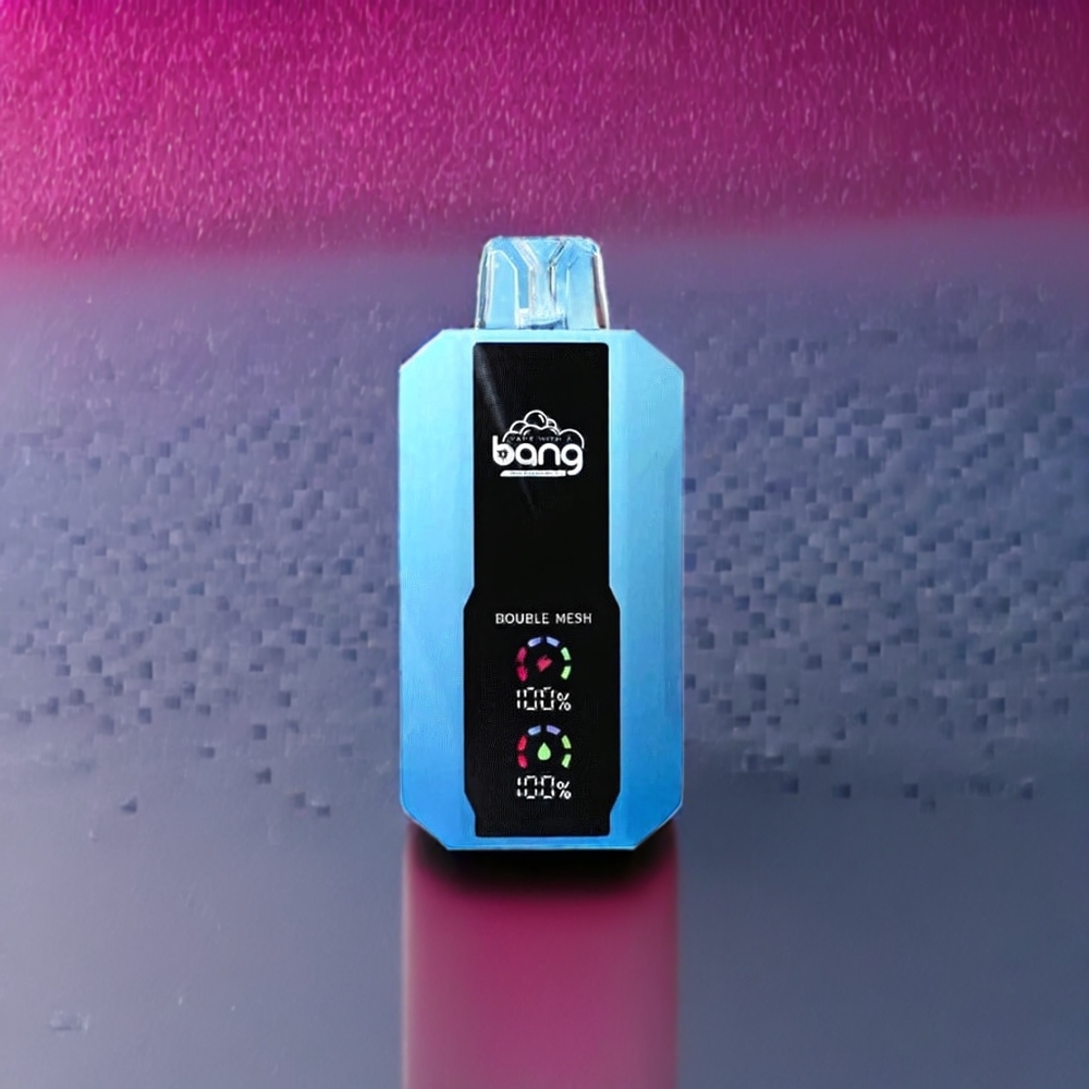 Bang 25000 Puffs France grossiste - Dispositif de Vape Jetable avec 650mAh, 30ml de E-liquide et Coil Mesh 1.0 ohm - Glace Myrtille