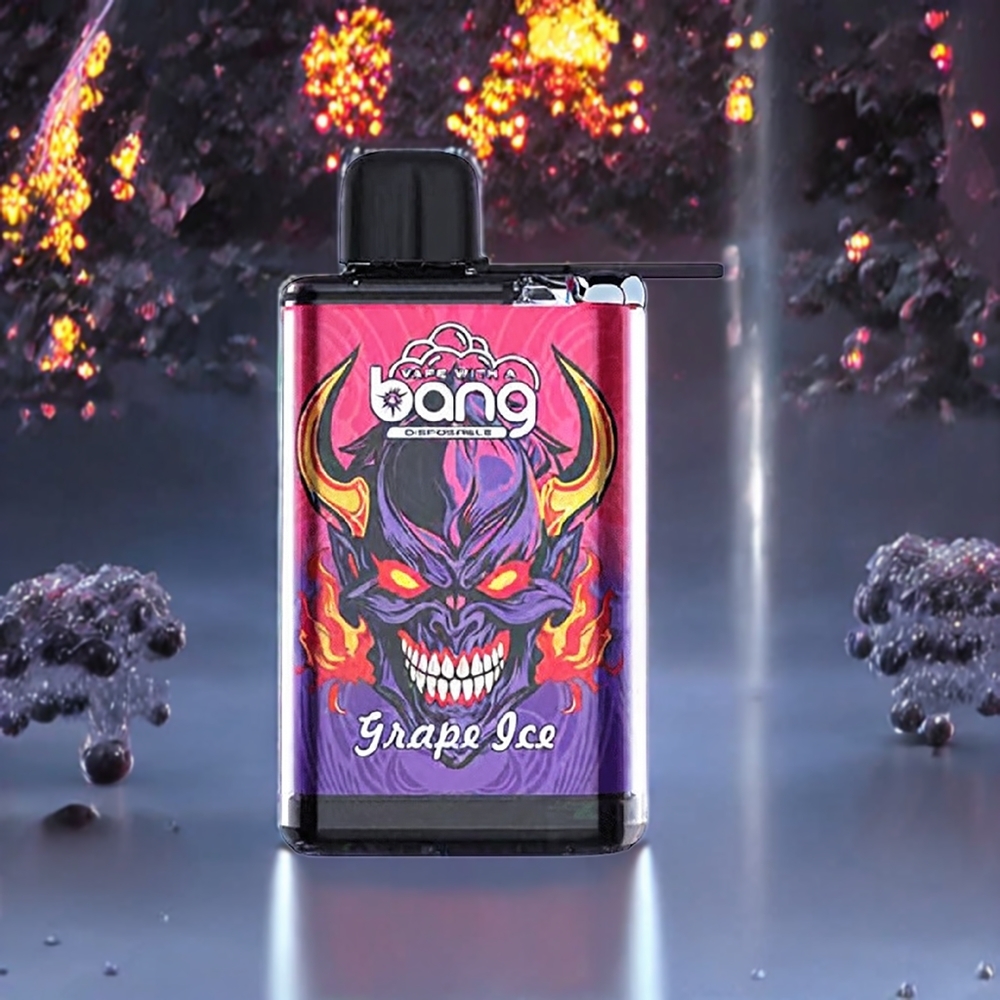 Bang 28000 Puffs France grossiste Vape jetable Glace Raisin