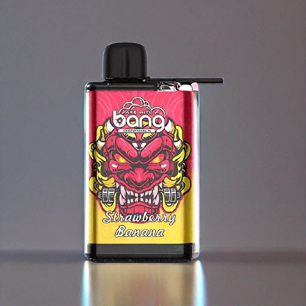 Bang 28000 Puffs Vape jetable Fraise Banane - France grossiste - 0% à 5% Nicotine - 30ml E-liquide - 650mAh Batterie