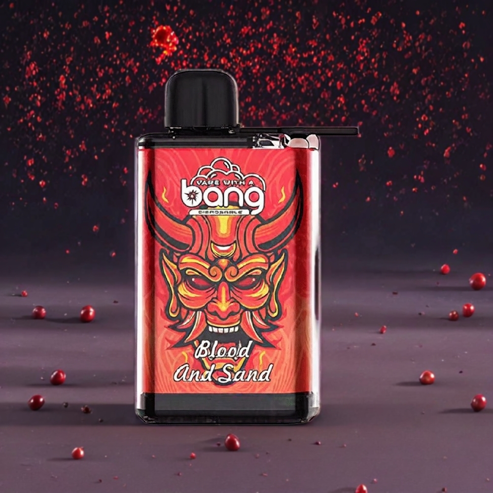 Bang 28000 Puffs Vape jetable Sang et Sable France grossiste - 0%, 2%, 3%, 5% Nicotine - 650mAh - 30ml