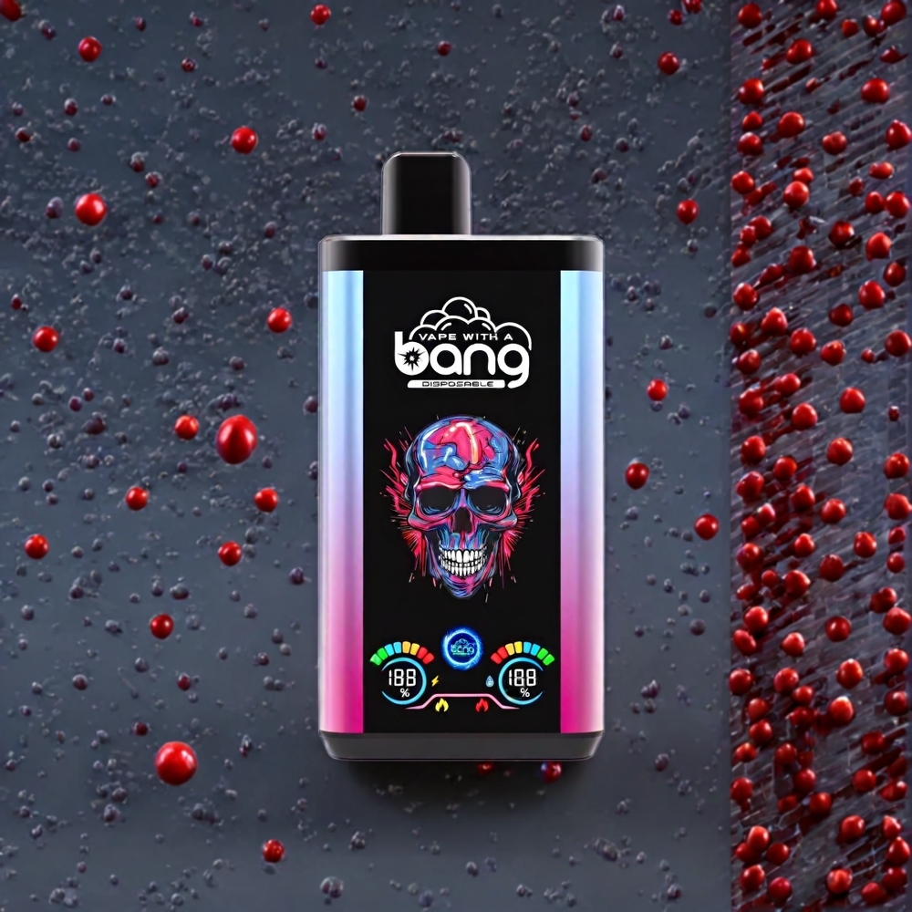 Bang 30K Pro 30000 Puffs France Grossiste - Double Arôme Myrtille Cerise Cranberry & Pastèque Baies Boom - 36ml 550mAh