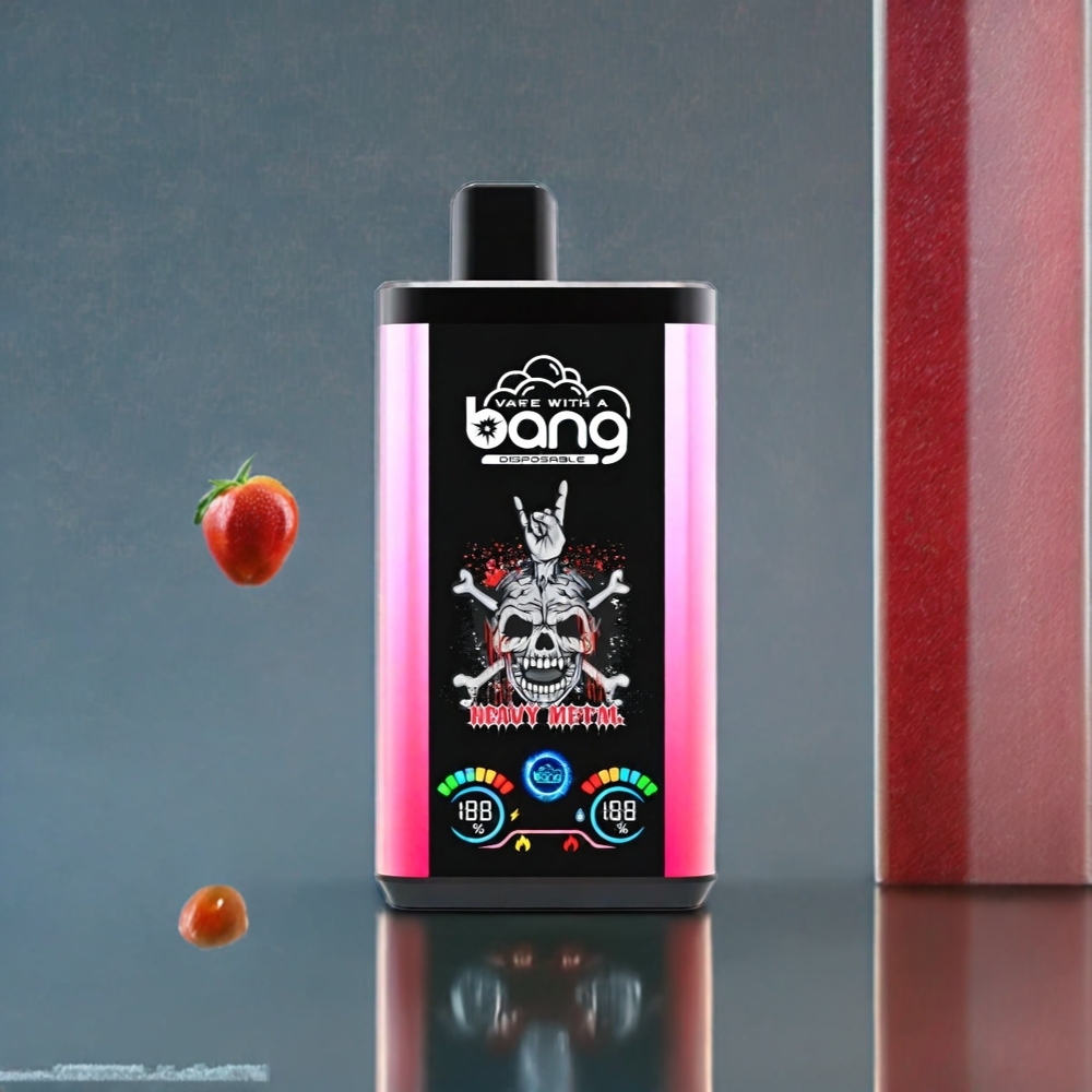 Bang 30K Pro 30000 Puffs France Grossiste - Double Saveur Pêche Glacée & Pastèque-Fraise, 36ml, 550mAh, 0%/2%/3%/5% Nicotine