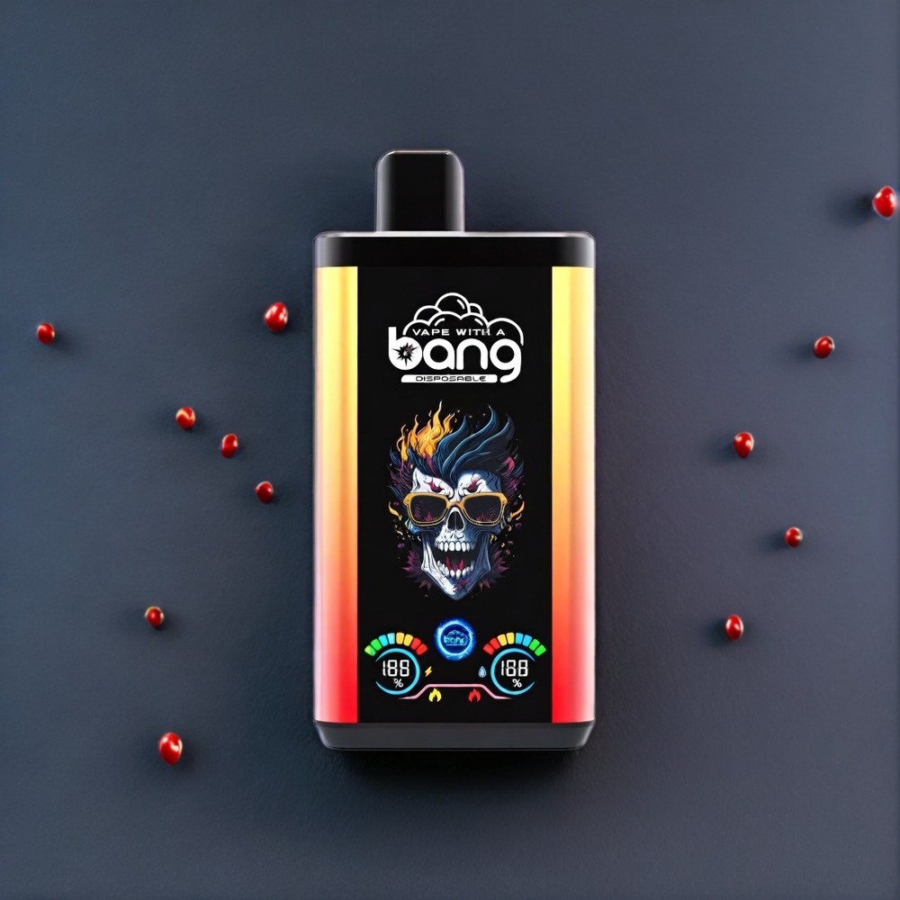 Bang 30K Pro 30000 Puffs France Grossiste - Double Saveur Système Dragon Noir Glacé & Fraise Banane