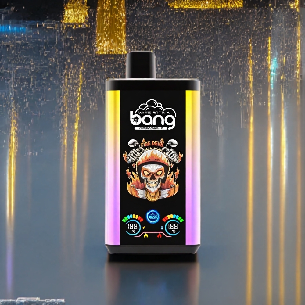 Bang 30K Pro 30000 Puffs France grossiste - Dispositif Jetable Double Saveur Mangue Pêche & Banane Glacée - 36ml, 550mAh
