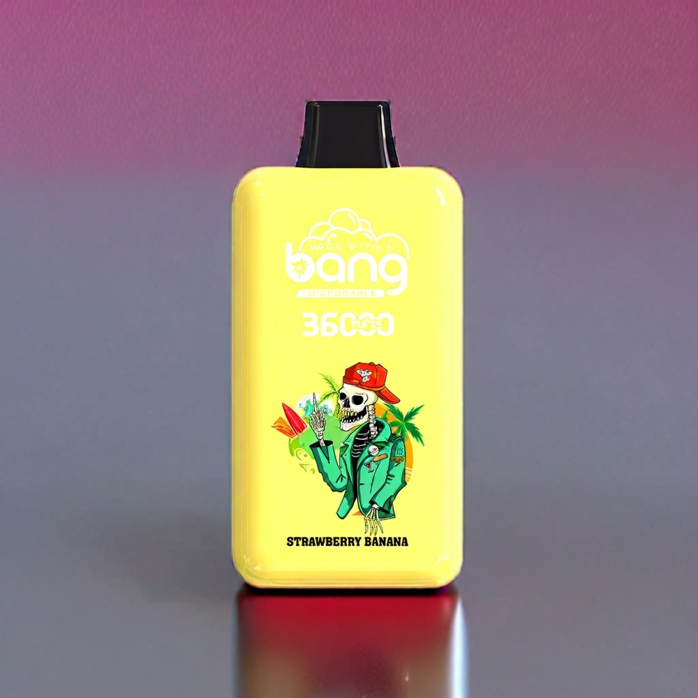 Bang 36000 Power Vape jetable Fraise Banane - France grossiste - 36ml, 36000 Puffs, 850mAh