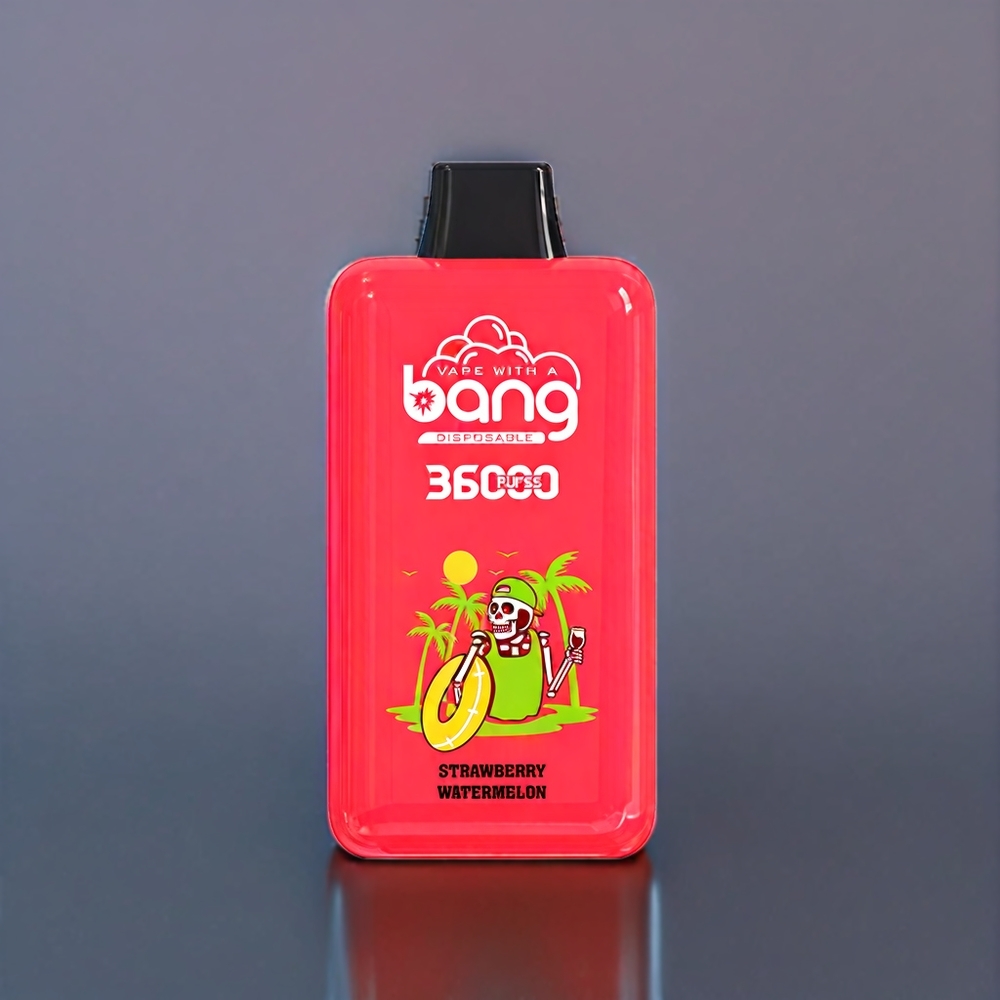Bang 36000 Power Vape jetable France Grossiste - 36ml 36000 Puffs 850mAh - Fraise Pastèque