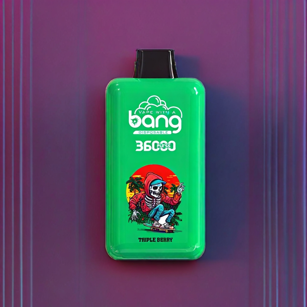 Bang 36000 Power Vape jetable Triple Berry (Triple Baies) - France Grossiste - 36ml/36000 Puffs/850mAh