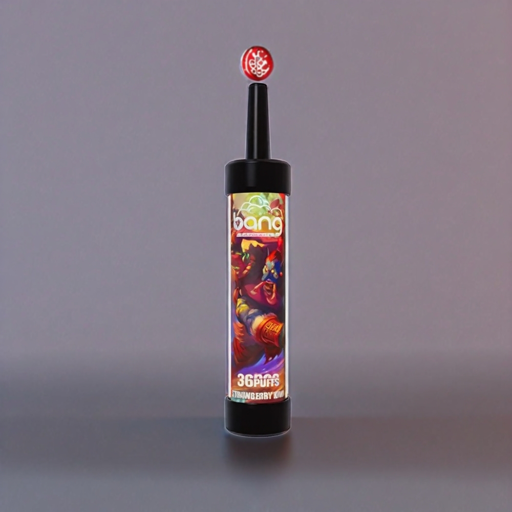 Bang 36000 Puffs Vape jetable France Grossiste - Fraise Kiwi (40ml, 650mAh, 0.6Ω)