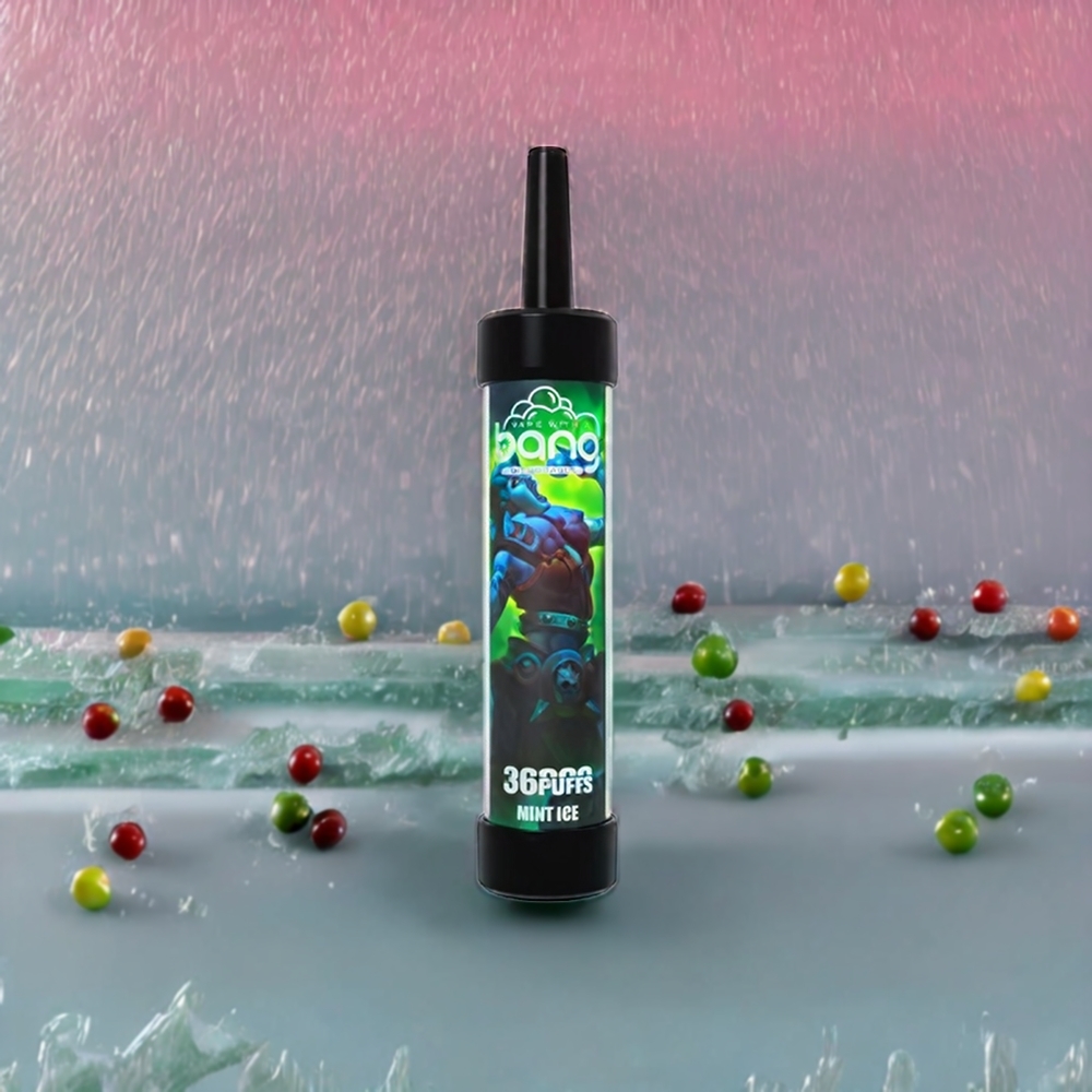 Bang 36000 Puffs Vape jetable Menthe Glacée - France Grossiste - 650mAh, 40ml, 0.6Ω Mesh Coil