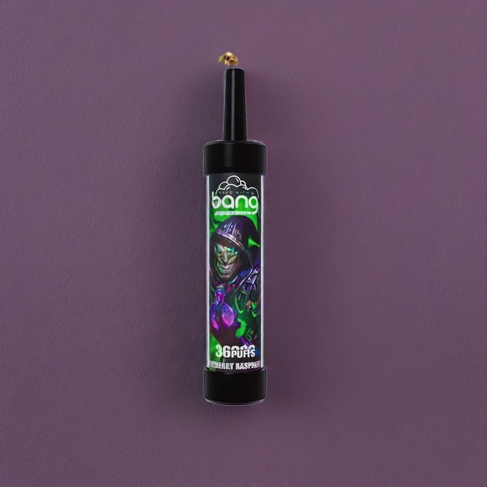 Bang 36000 Puffs Vape jetable - Myrtille Framboise - 40ml E-liquide, 650mAh, 0.60 ohm Mesh Coil - France Grossiste