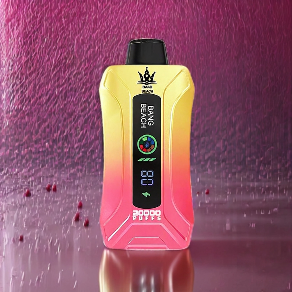 Bang Beach 20000 Puffs France Grossiste - Conception Ergonomique, Écran Intelligent, 35ml, Citronnade Rose