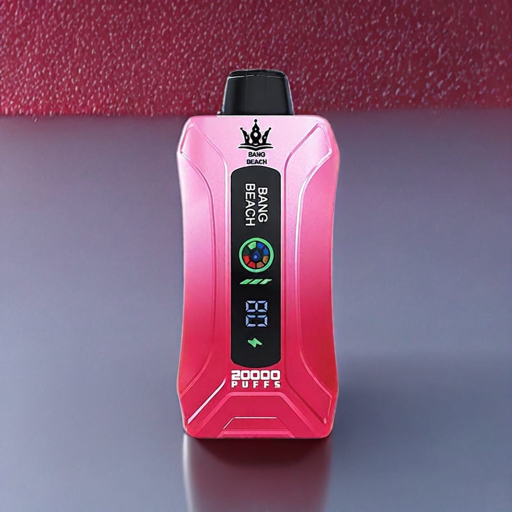 Bang Beach 20000 Puffs France Grossiste - Conception Ergonomique, Écran Intelligent, Fraise Glacée
