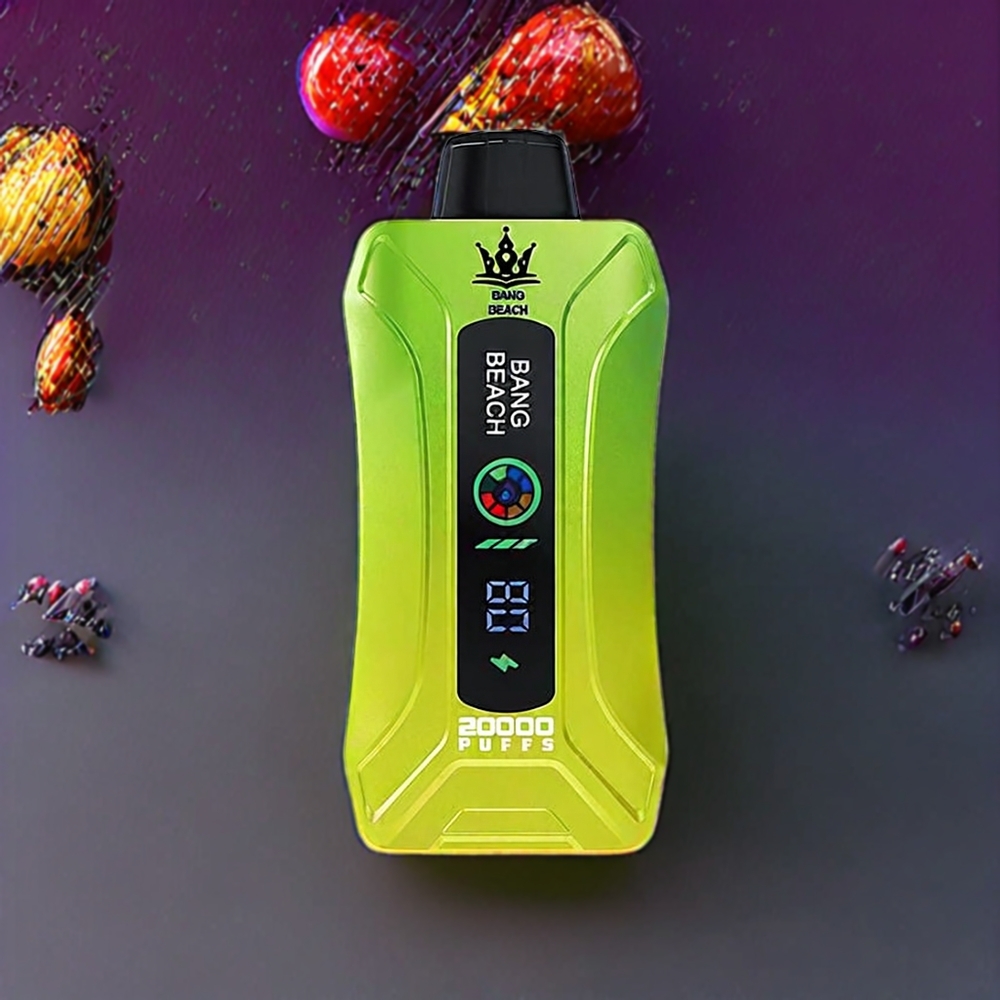 Bang Beach 20000 Puffs France Grossiste - Design Ergonomique et Écran Intelligent, 35ml, 650mAh